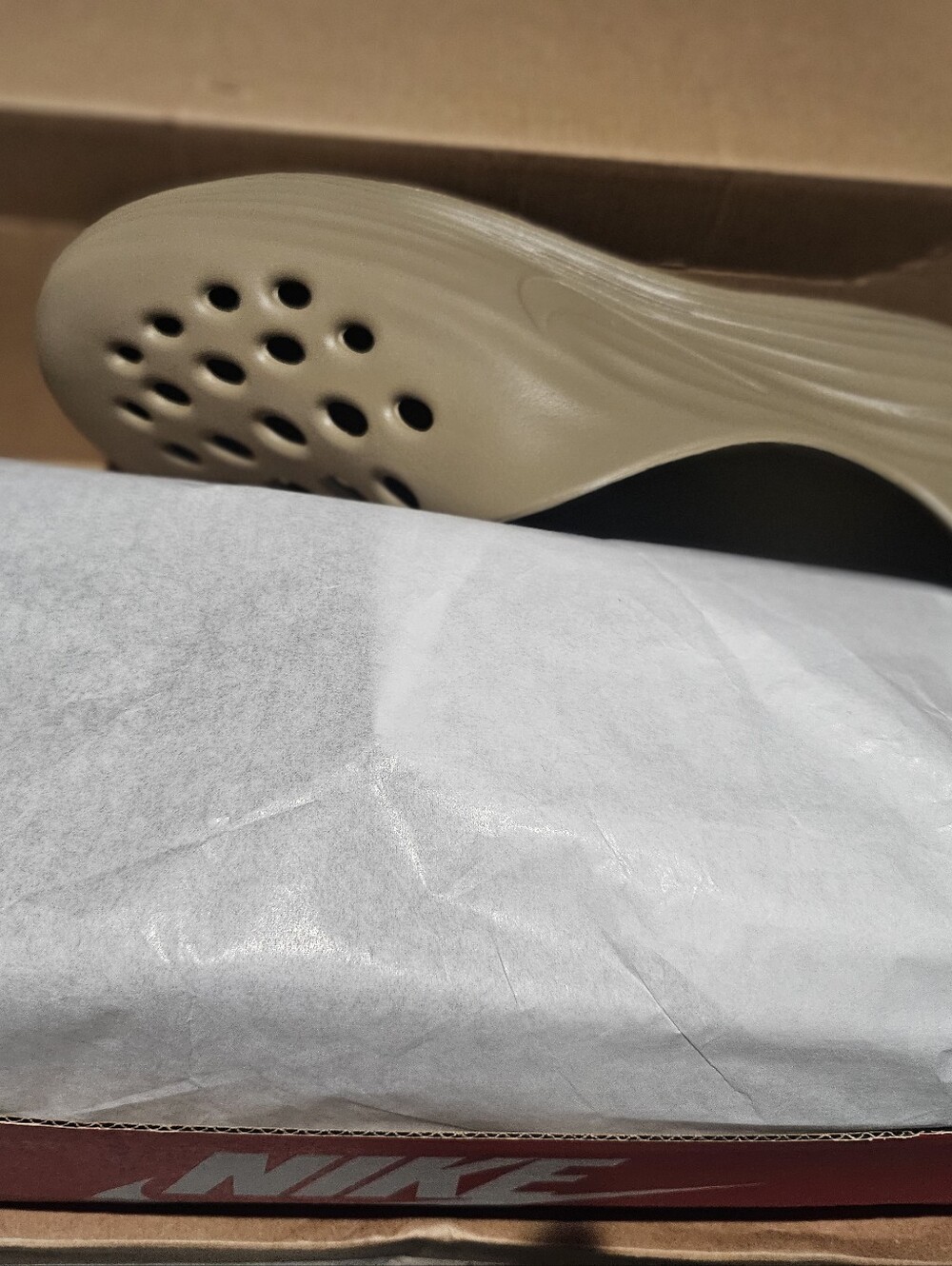 Slip-On Foam Clog in Taupe